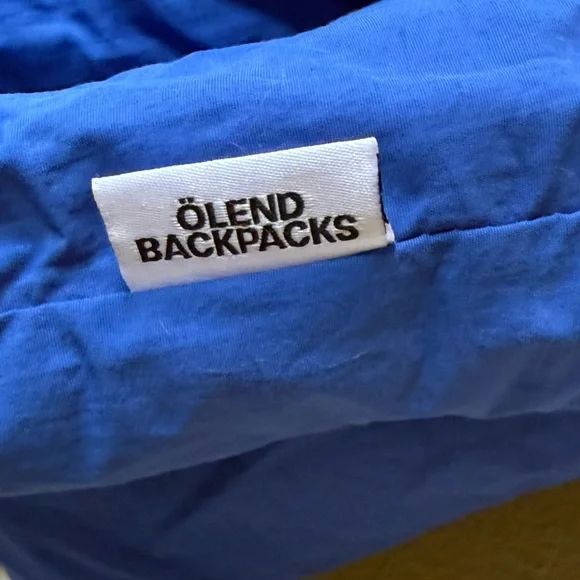 Olend Padded Puffer Scarf in Royal Blue - Picture 6 of 6